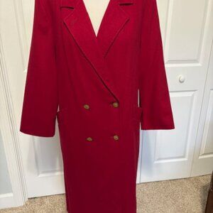 VINTAGE CLASSIC FORECASTER OF BOSTON WOOL COAT - SIZE 18